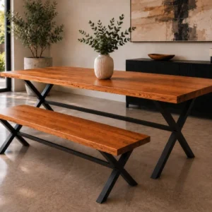 Mesa Comedor Lican Base Fierro