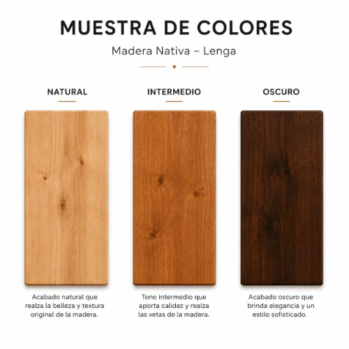 Mesa Comedor Lican Base Fierro - Imagen 4